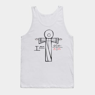 Jesus Christ and christian symbols illustration Tank Top